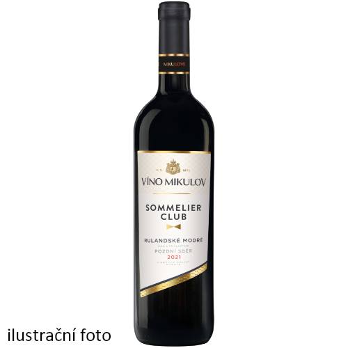 Víno Mikulov Sommelier Club Rulandské modré 2021 pozdní sběr